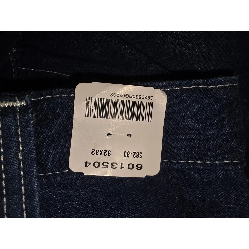 Carhartt Mens Dungaree Fit Denim Work Pants Indigo Blue 32x32 382-83 6013504